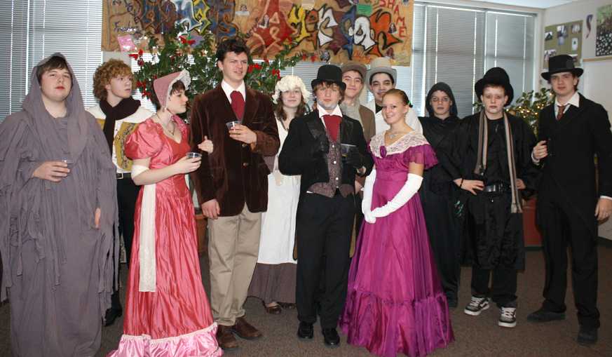 Drama as Lit Throws a Victorian Christmas Party