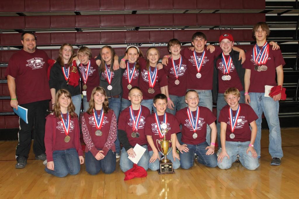 Middle School Science Olympiad Wins State