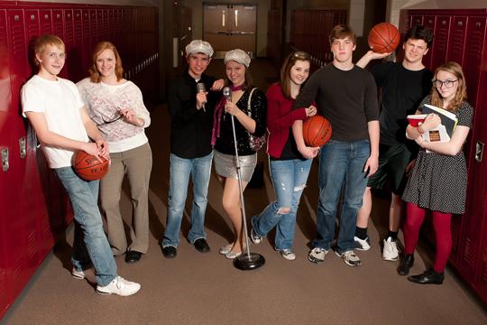 The Main Cast of High School Musical  Photo by Jeff Schmatt/ Rubicon Photo
