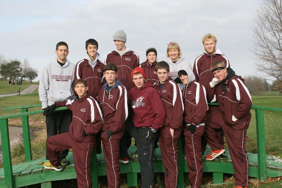 The 2012 State Cross Country Team.  Photo by Abbey Teubel.