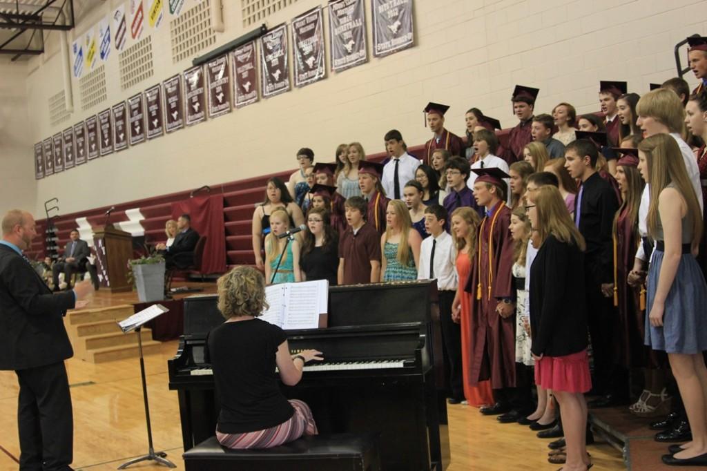 Concert Choir Sings at Graduation