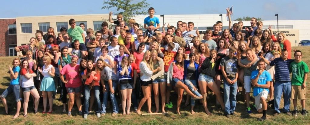 The Class of 2014 shows off their fun side.