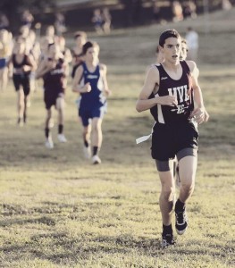 Sophomore Joe Timm competes in Tipton Sept. 12, where the JV boys placed second. The JV boys won their meet in Benton Saturday. Photo by Darren Miller
