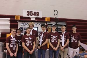 Team 3549 Born to Be Wired was the wining alliance's first pick and was second place for the Inspire Award.