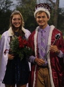 Lily Dahlstrom and Mitchell Kragenbrink were crowned queen and king Sept. 18.