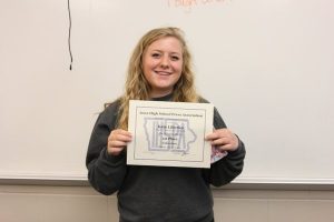 Kate Liberko Placed 1st in #IHSPA Class A Video Story about the Musical Theatre J-Term. See it here: https://www.youtube.com/watch?v=MlC_nTP1xZw