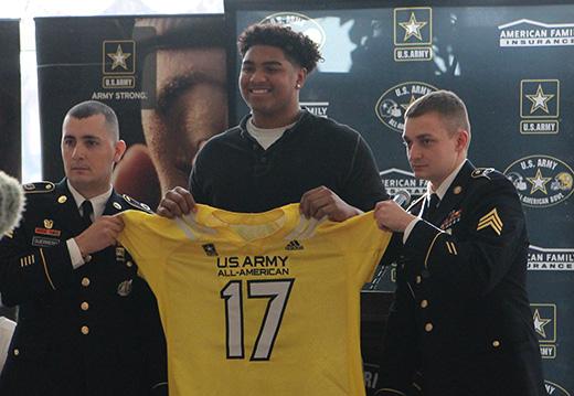 Wirfs Selected for The Army Bowl