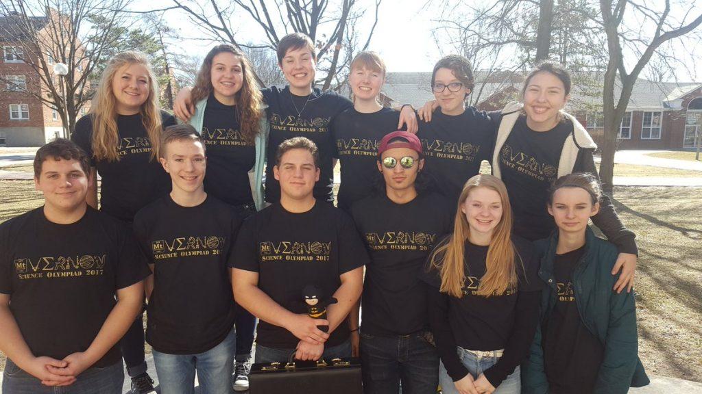 The Science Olympiad team waits for results at Truman State Feb. 18. The team won the competition. Photo by Alaina Appley.