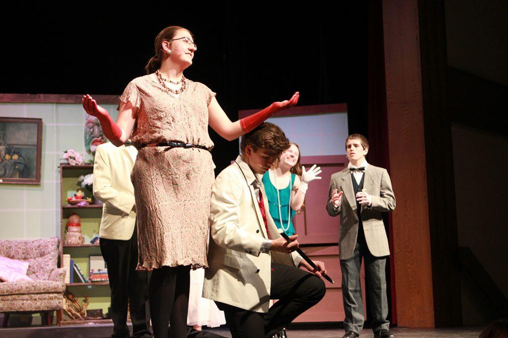 Stacey Jaeger performs in the spring musical The Drowsy Chaperone in April. Photo by Sydney Hauser.