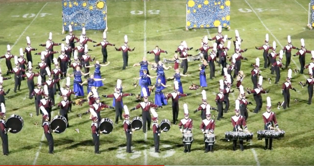 Marching+Band+Thrills+Crowd+with+Halftime+Show