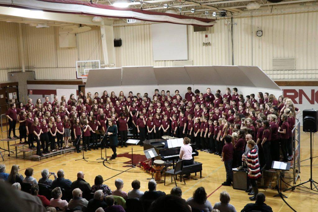 Middle School Choirs Perform