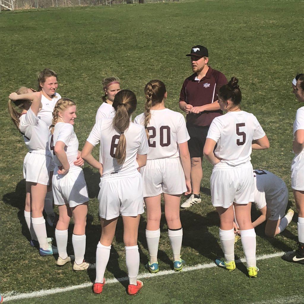 JV Girls Soccer take the win 1-0 against Anamosa on April 30th