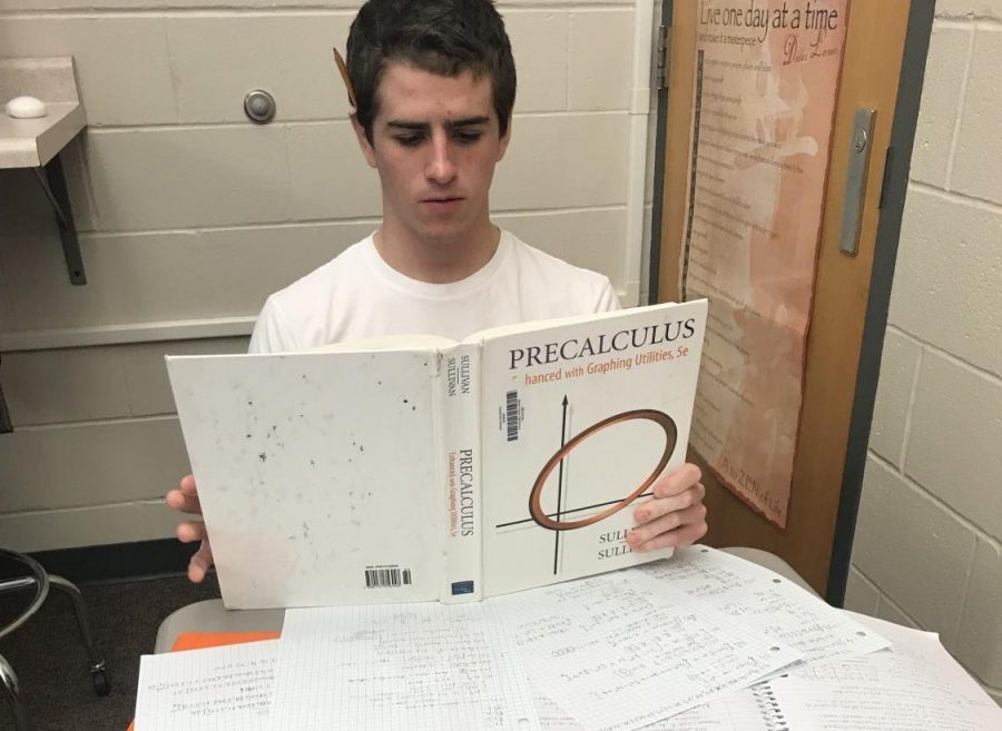 Ryan Clark studies for Pre-Calc