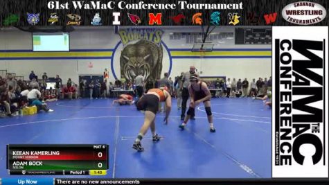 Kamerling at the WaMaC conference tournament
