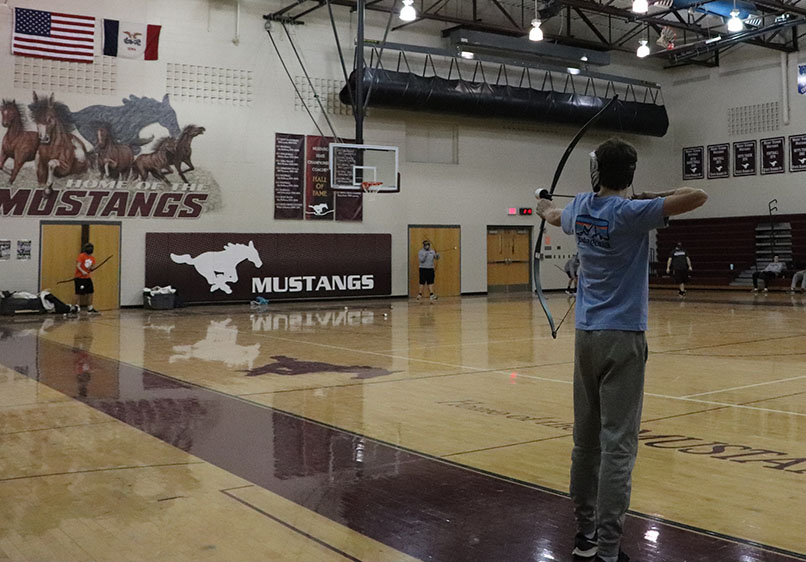 Outdoor Pursuits plays archery tag Jan.12.