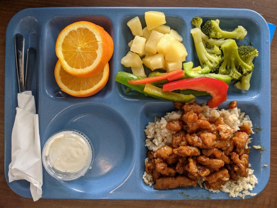 Orange Chicken is the favorite lunch of MVHS students. 