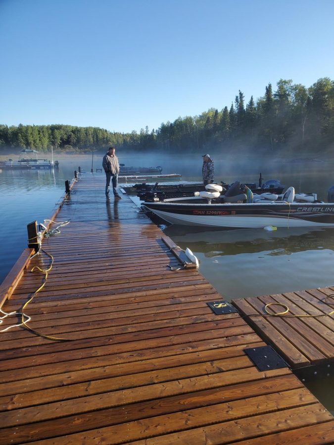 Fishing dock in Canada