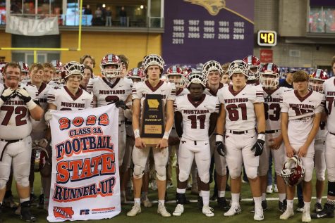 Emotions settle in, and so do the memories. The Mustangs finish the season 12-1 with a loss of 30-23 against the Harlan Cyclones in state finals. 