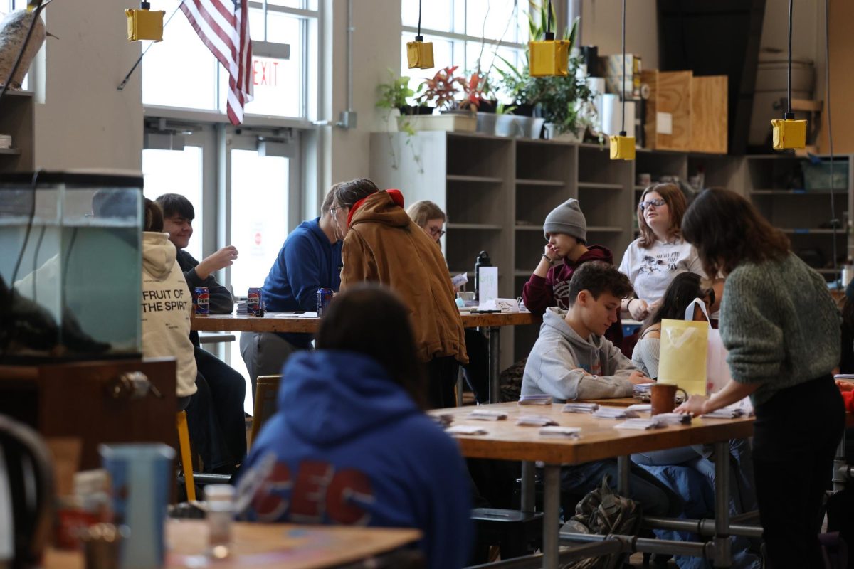 The Collaborative Design class finishes their themed zines project Jan. 11. 