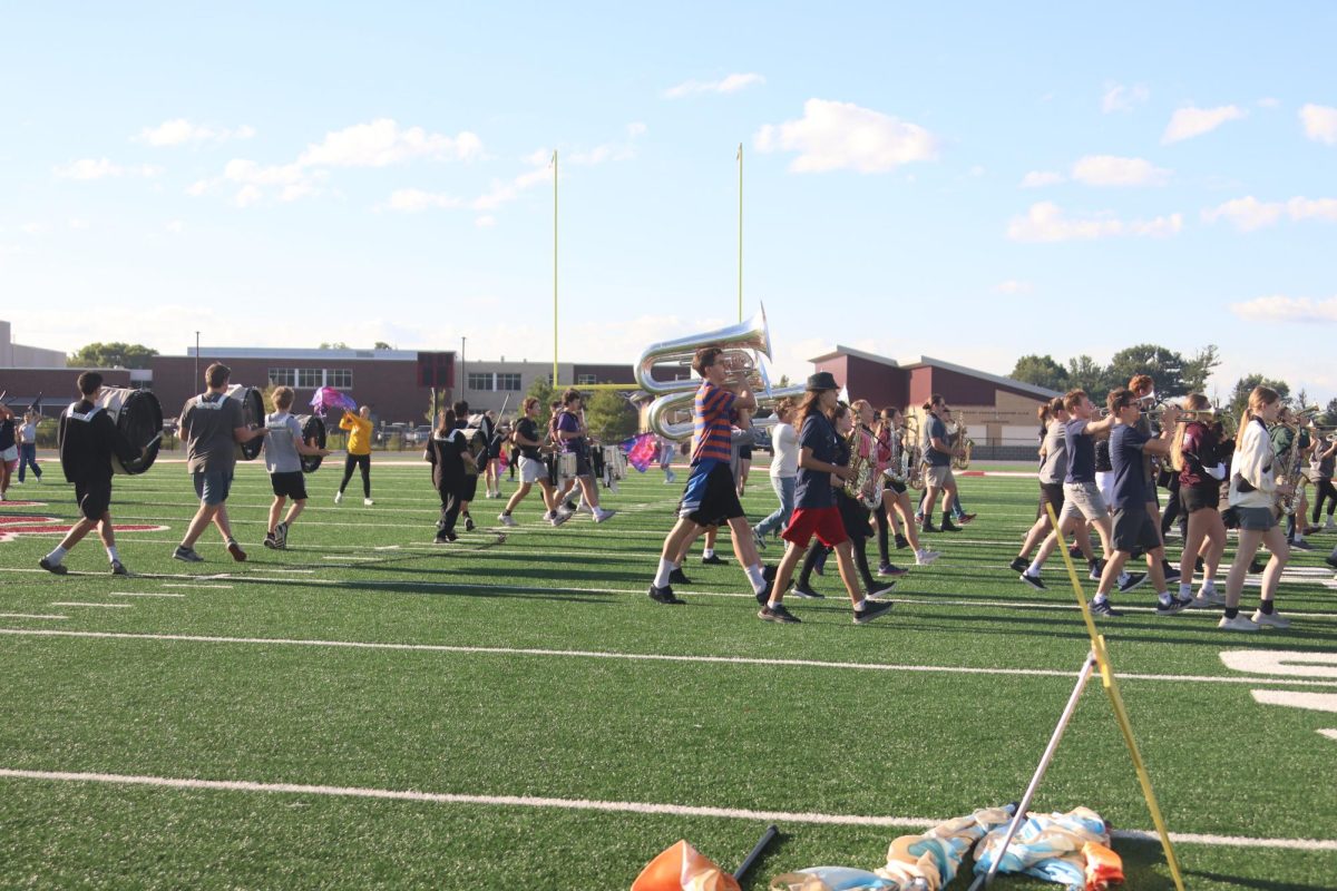 The Band marches to the front Sept. 6. 