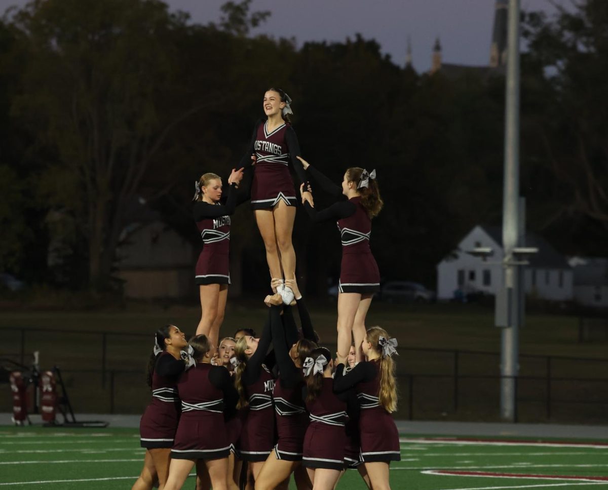 Cheer performance Sept. 26.