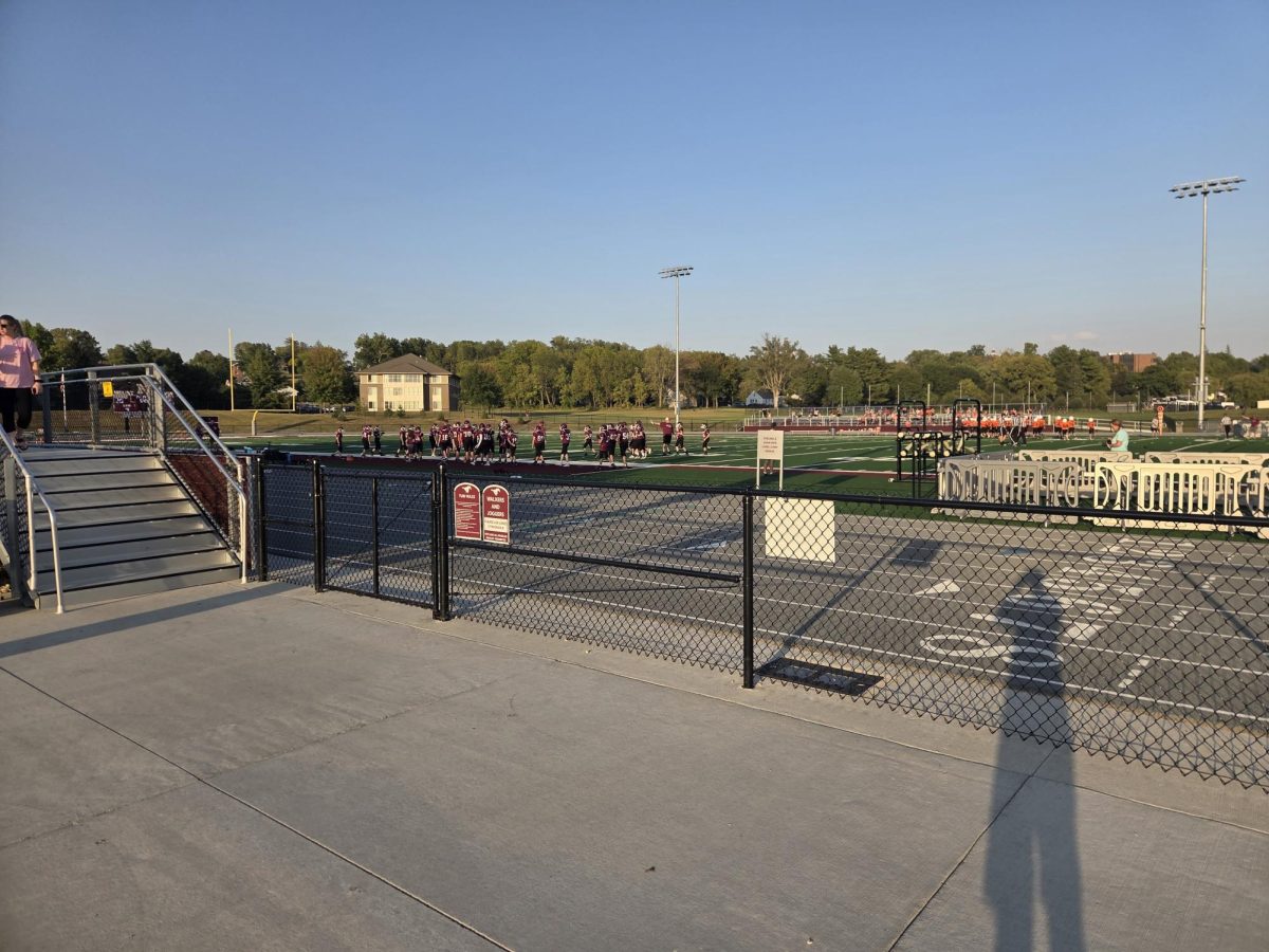 The Mount Vernon Mustangs junior varsity football team plays the West Deleware Hawks.