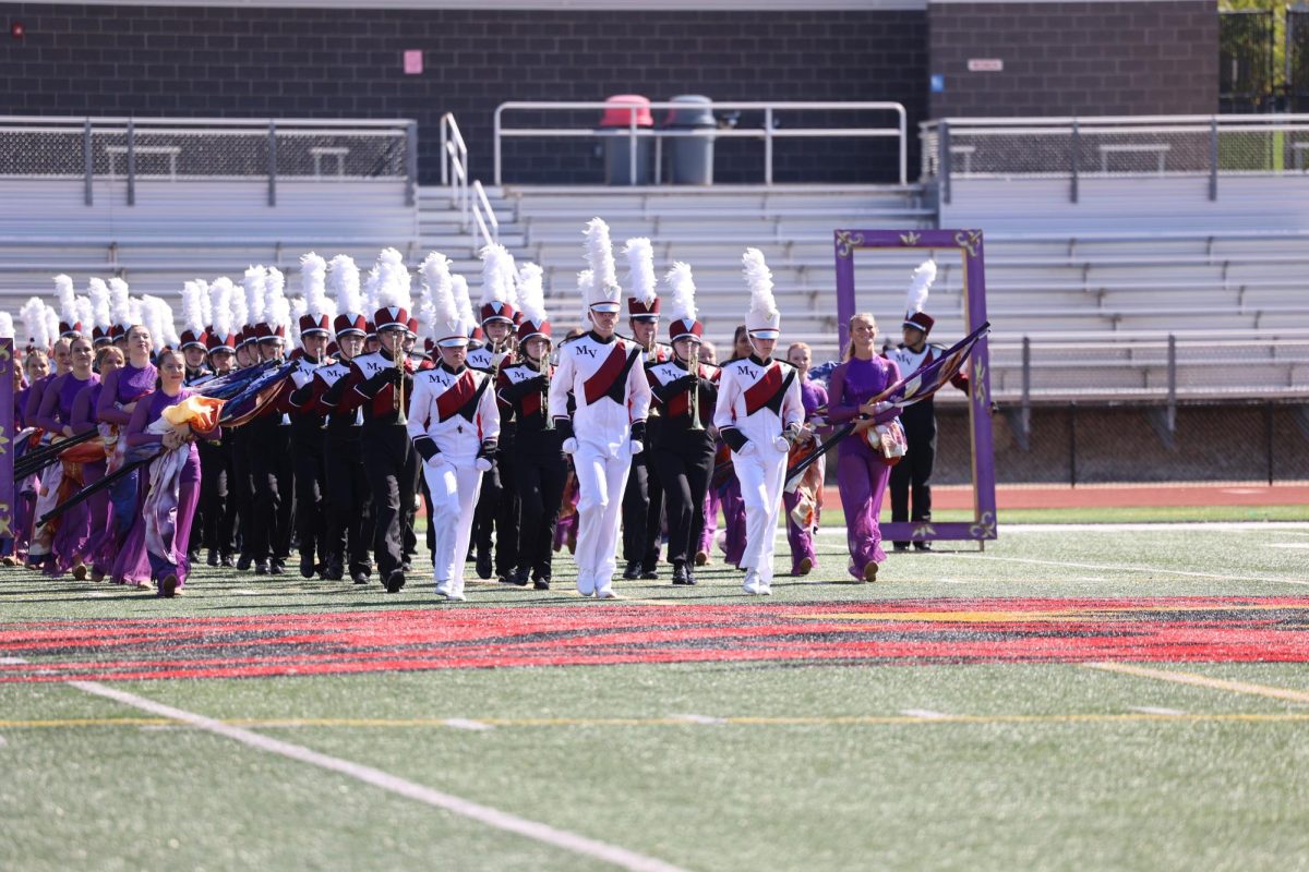 Mount Vernon marching band competes on Sept., 27 at Linn-Mar High School