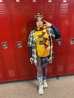 Junior Natalee Glaister posed for Fashion Disaster Day on Oct. 1.