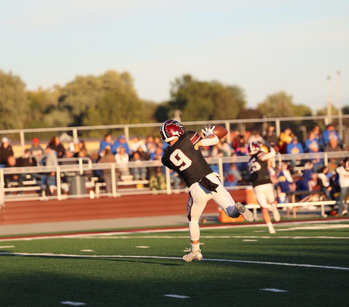 Jase Jaspers Warming Up Before Benton Game Sept. 5.