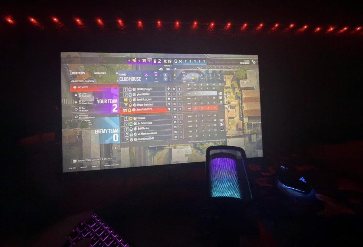 Bentley Spate playing Rainbow Six Siege  on his gaming PC.