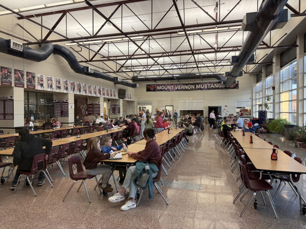 The sixth grade held a pancake supper in the high school commons Friday, Feb. 13.
