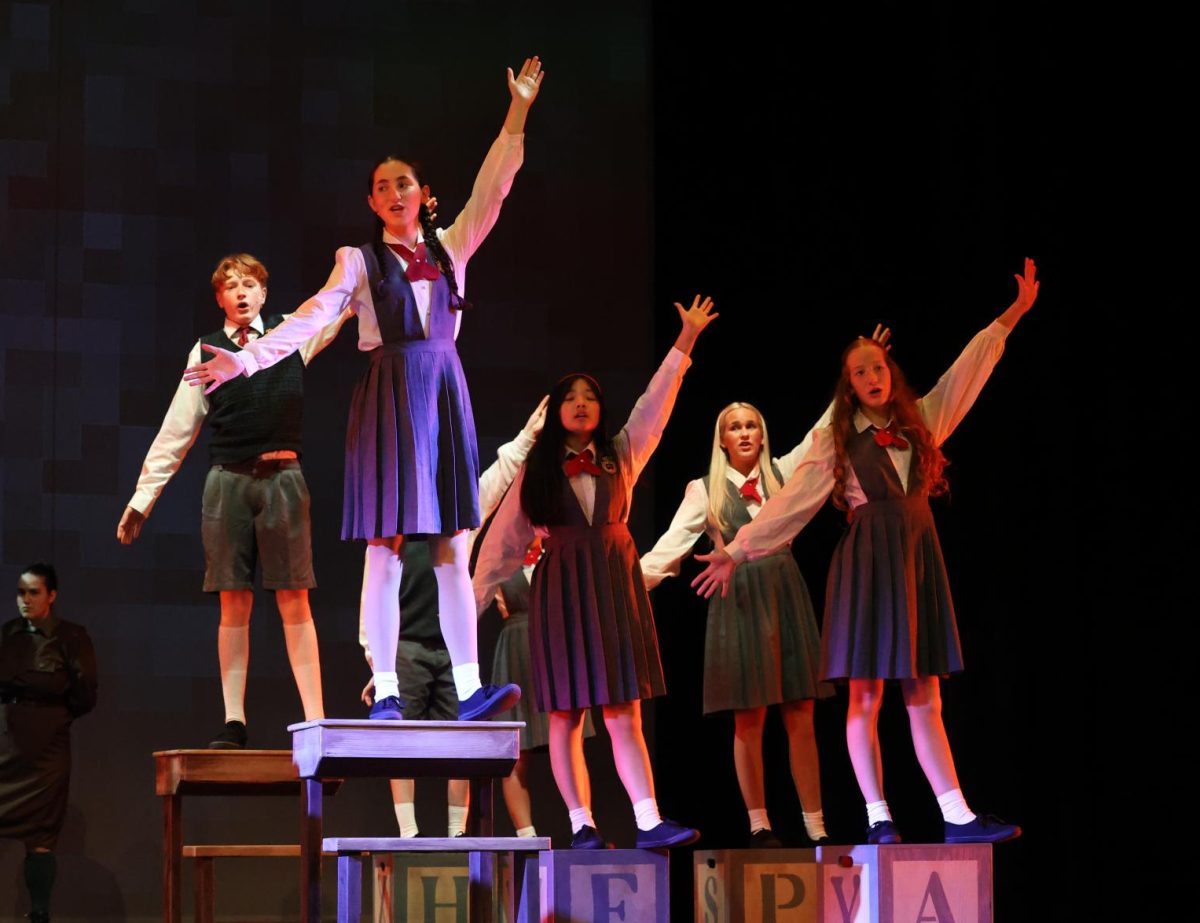 The ensemble of Matilda perform the song "Bruce".